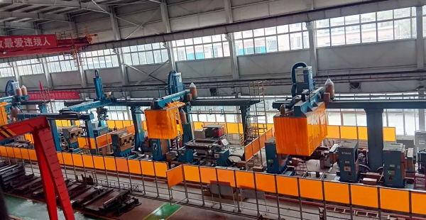 斯圖|國內(nèi)首條煤機中部槽機器人自動生產(chǎn)線成功交付啦