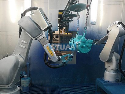 真空泵機(jī)器人智能?chē)娡慨a(chǎn)線(xiàn)